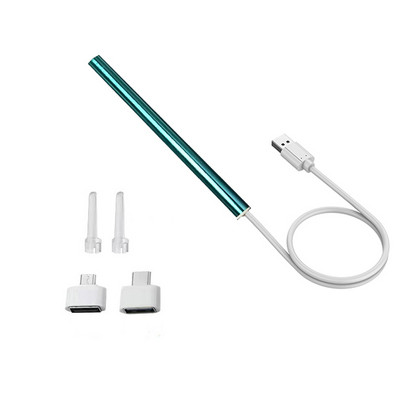 Instrument HD pentru îndepărtarea ceară a urechii Otoscop USB-Camera pentru urechi pentru curățarea urechii Endoscop vizual pentru ureche Linguriță de ureche 5,5 mm Otos