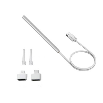 Instrument HD pentru îndepărtarea ceară a urechii Otoscop USB-Camera pentru urechi pentru curățarea urechii Endoscop vizual pentru ureche Linguriță de ureche 5,5 mm Otos