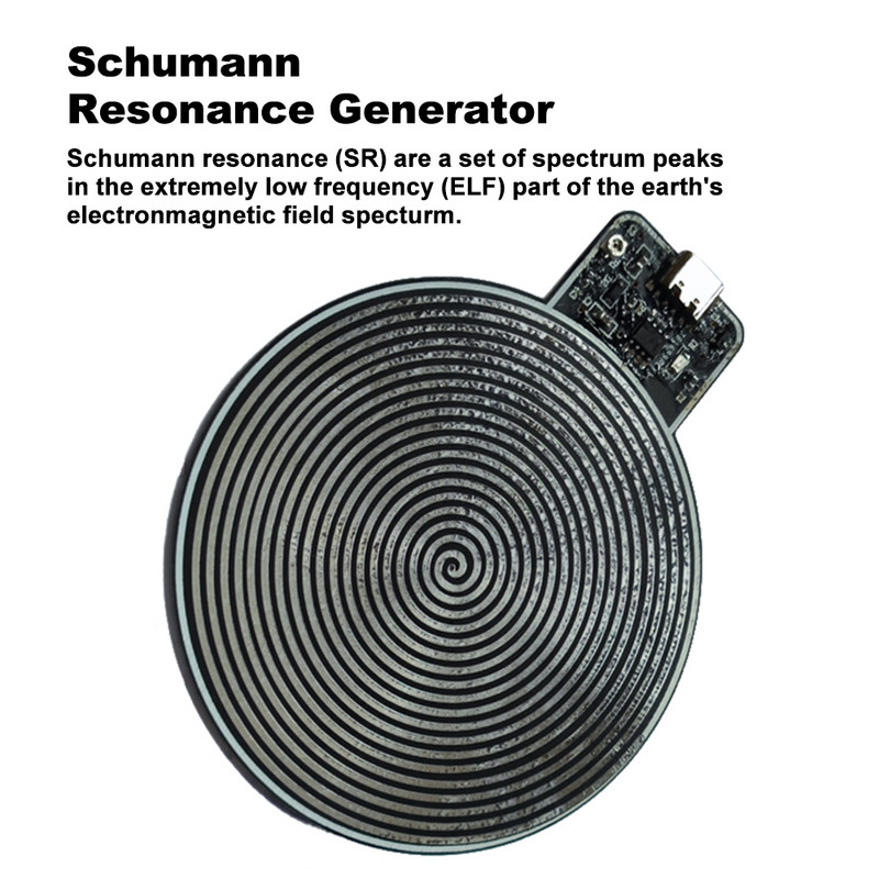 Schumann Wave 7,8 Hz ülimadala sagedusega impulssgeneraator uneparandaja ümmargune Schumann Wave generaator kodukontoris kasutamiseks