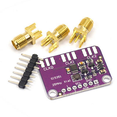 DC 3V-5V 5351 Si5351A Si5351 I2C kella generaatori Breakout Board mooduli signaali generaatori kell 8KHz-160MHz