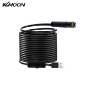 KKMOON 2/5/10m IP67 vízálló USB endoszkóp 1280*720 HD ipari borescope vizsgáló kamera beépített 8db LED 8mm lencse