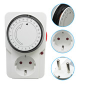 Comutator temporizator 24 de ore Temporizator ciclic de bucătărie Bucla de ieșire 110V Priză de temporizare Temporizator mecanic 230VAC 3500W 16A UK UE Priză SUA