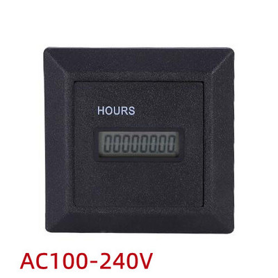 S (bez) tlačidla resetovania Časovač Štvorcové počítadlo Digitálny 0-99999,9 Počítadlo hodín Ukazovateľ Počítadlo hodín