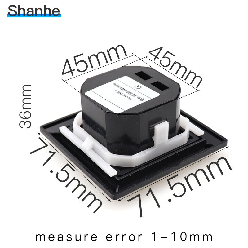 S (bez) tlačidla resetovania Časovač Štvorcové počítadlo Digitálny 0-99999,9 Počítadlo hodín Ukazovateľ Počítadlo hodín