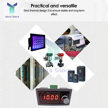 LCD цифров 0-3.3V 0-10V източник на сигнал генератор на напрежение трансмитер PLC преобразуване на честота серво аналогов контролен инструмент