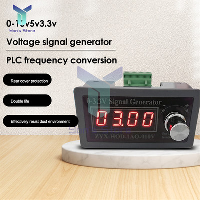 LCD digitálny 0-3,3V 0-10V zdroj signálu generátor napätia vysielač PLC frekvenčný prevodník servo analógový riadiaci prístroj