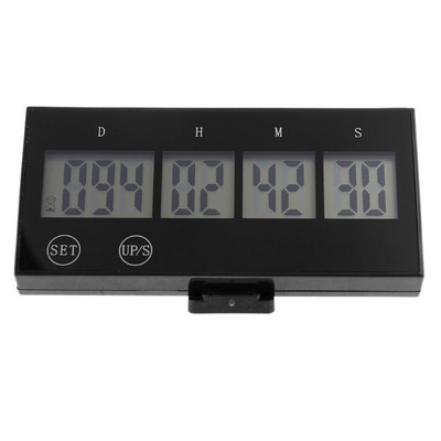 Cronometru digital pentru numărătoarea inversă, actualizat, ceas mare cu numărătoare inversă de 999 de zile, potrivit pentru vacanță, pensionare, nuntă, 2 culori G5AB