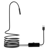 2/5/10m priemyselný endoskop 1280*720 HD boroskop inšpekčná kamera vstavaná 8 ks LED diód 8 mm objektív IP67 vodotesný USB endoskop