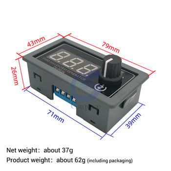 1KHz-99KHz PP3K PWM Signal Generator 1Hz-150KHz Signal Generator PP4K Pulse Frequency Duty Cycle Adjustable Module Display LCD