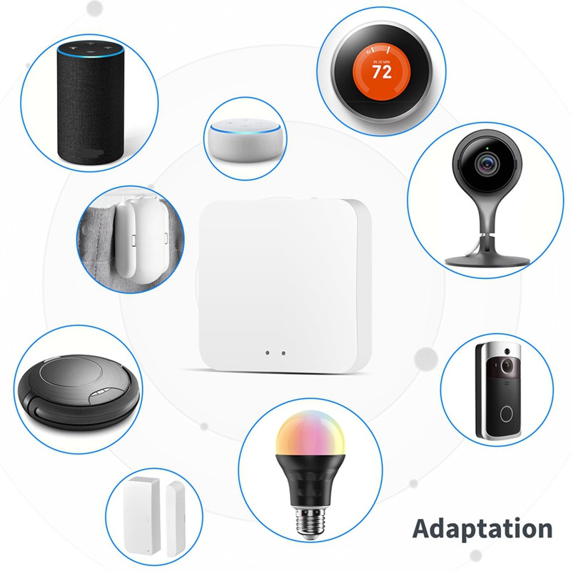 Το ασύρματο τηλεχειριστήριο Zigbee Smart Gateway Hub Smart Home Bridge Smart Life APP λειτουργεί με την Alexa Google Home