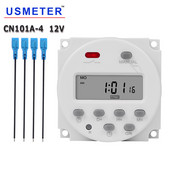 CN101A Model economic Mini întrerupător temporizator 12v LCD digital temporizator programabil 7 zile întrerupător temporizator cuptor temporizator 16a ac cronometru săptămânal