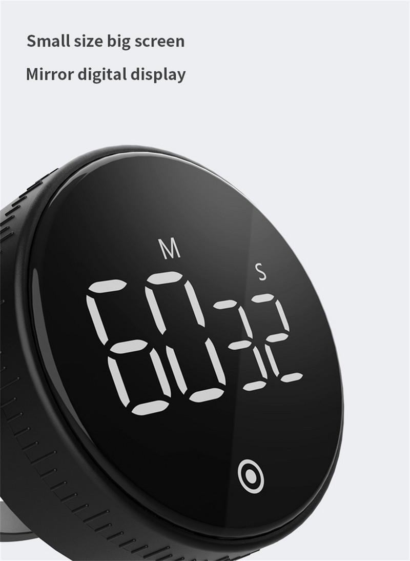 Otočný elektronický digitálny časovač Kuchynský varenie Sprcha Štúdia Stopky Budík Pracovný časovač varenia Odpočítavanie času