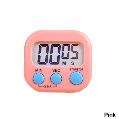 Afișaj contor LED Ceas cu alarmă Manual electronică numărătoare inversă Sport Cronometru digital magnetic Bucătărie Gătit Duș Studiu Cronometru