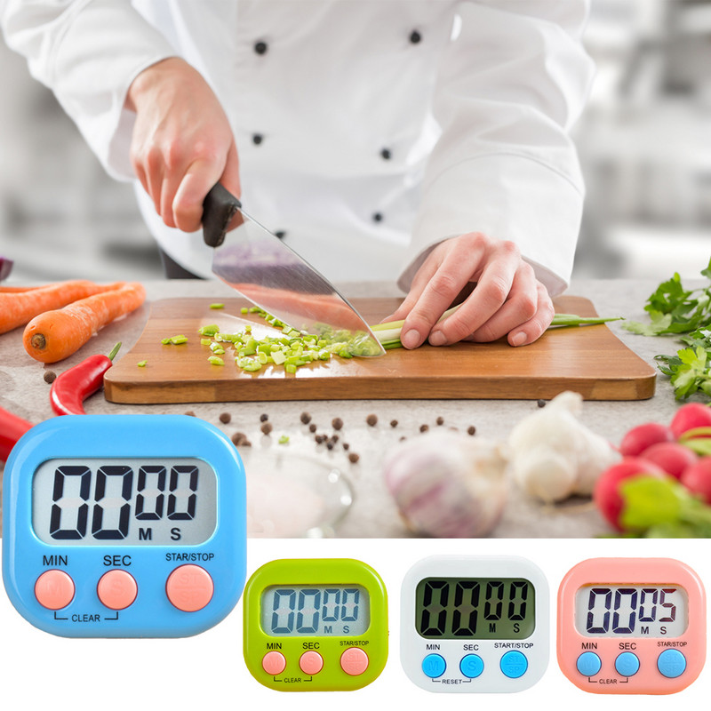 LED skaitiklis ekranas žadintuvas Rankinis elektroninis atgalinis skaičiavimas Sportas Magnetinis skaitmeninis laikmatis Virtuvė Gaminimas Dušas Studijų Chronometras