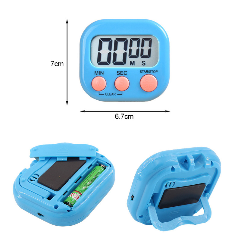 LED skaitiklis ekranas žadintuvas Rankinis elektroninis atgalinis skaičiavimas Sportas Magnetinis skaitmeninis laikmatis Virtuvė Gaminimas Dušas Studijų Chronometras