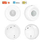 Tuya Smart Home WiFi PIR Senzor de mișcare Alarmă Detector de mișcare în infraroșu Senzor de corp uman Smartlife APP Control Casă de securitate