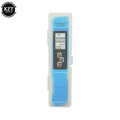 1 ks Digitálny LCD tester kvality vody TDS EC meter rozsah 0-9990 multifunkčný merač čistoty vody teplota TEMP PPM tester