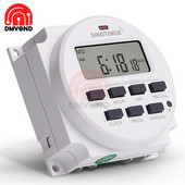 AC 110V 220V DC 6V AC DC 12V 24V 16A Digitális heti időzítő Smart Switch TM618N-2 idővezérlés 7 napos programozható kapcsolószámláló