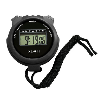 Alergare Cronometru Antrenament Arbitru Tur Sporturi în aer liber Fitness portabil Cronometru digital Înot Split Display LCD Calendar Student