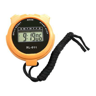 Alergare Cronometru Antrenament Arbitru Tur Sporturi în aer liber Fitness portabil Cronometru digital Înot Split Display LCD Calendar Student