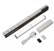 Bezmaksas piegāde Balts LED nakts gaismas kustības sensors bezvadu USB uzlādējams 20 30 40 50 cm nakts lampa virtuves skapja sienai