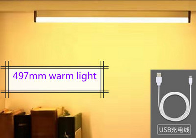 Bezmaksas piegāde Balts LED nakts gaismas kustības sensors bezvadu USB uzlādējams 20 30 40 50 cm nakts lampa virtuves skapja sienai