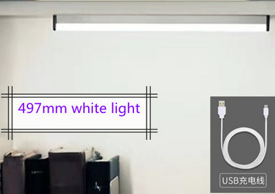Bezmaksas piegāde Balts LED nakts gaismas kustības sensors bezvadu USB uzlādējams 20 30 40 50 cm nakts lampa virtuves skapja sienai
