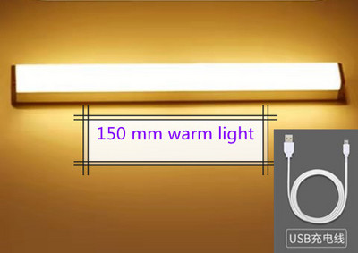 Bezmaksas piegāde Balts LED nakts gaismas kustības sensors bezvadu USB uzlādējams 20 30 40 50 cm nakts lampa virtuves skapja sienai