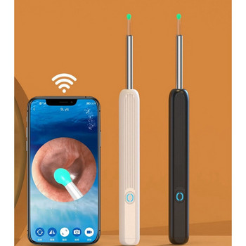 Интелигентен ендоскоп за почистване на уши Визуални клечки за уши Ендоскоп 500 W Earpick Мини камера Отоскоп за Iphone Ipad Android