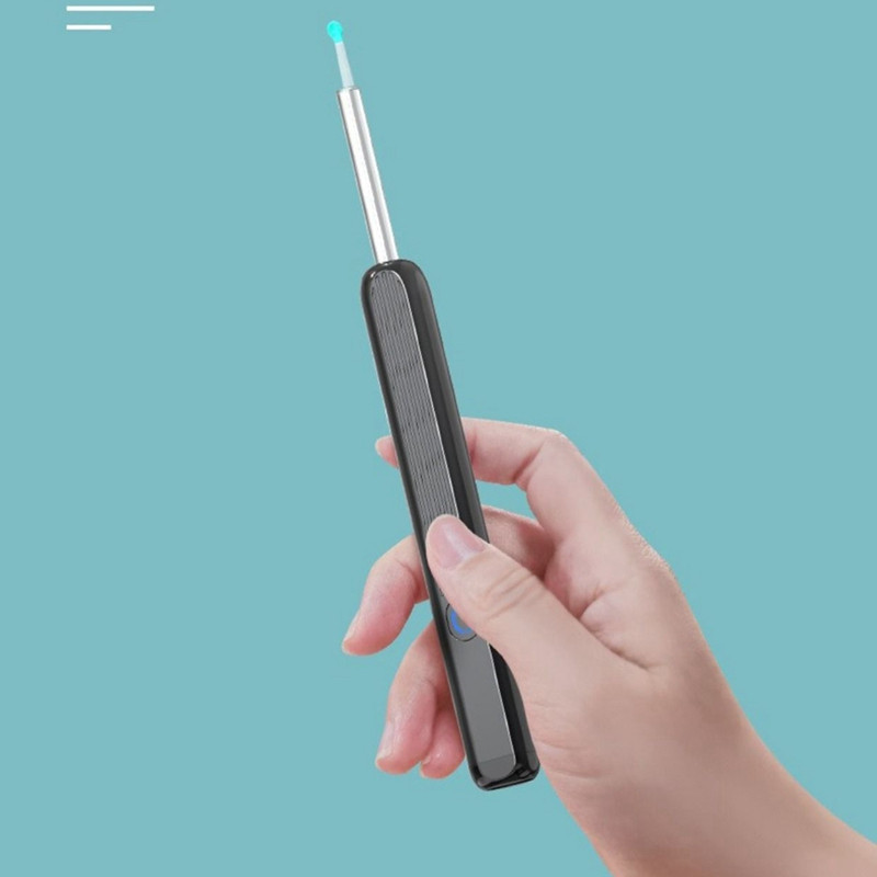 Išmanusis ausų valymo endoskopas Visual Ear Sticks Endoskopas 500W Earpick Mini Camera Otoskopas iPhone Ipad Android