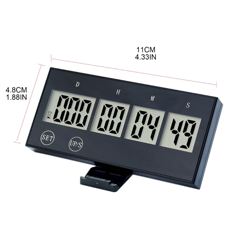 Digitálny dotykový odpočítavací časovač s 999 dňami a nastavením cieľa cvičenia