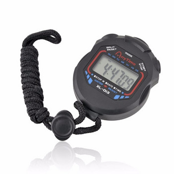 Νέο Κλασικό Αδιάβροχο Ψηφιακό Επαγγελματικό Χειροκίνητο Αθλητικό Χρονόμετρο LCD Χειρόμετρο Stop Watch με κορδόνι για αθλητικά