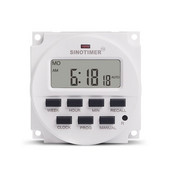 za Dc 12V AC LCD 1,6 inčni digitalni programabilni vremenski prekidač za VREMENSKI relej Odbrojavanje za funkciju VRIJEME