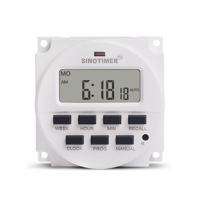 za Dc 12V AC LCD 1,6 inčni digitalni programabilni vremenski prekidač za VREMENSKI relej Odbrojavanje za funkciju VRIJEME
