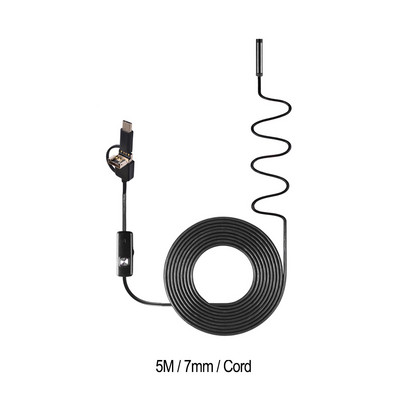 7 mm-es Android vízálló endoszkóp 3 az 1-ben USB/Mikro USB/C típusú boreszkóp ellenőrző kamera IC elektronikus alkatrész-javító eszközhöz