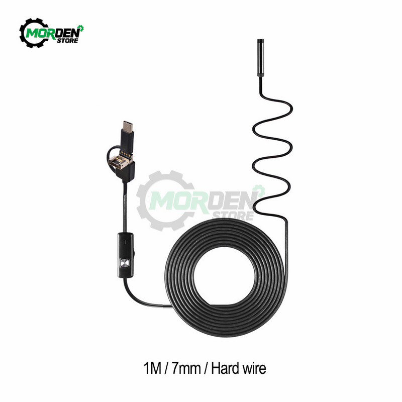 7 mm-es Android vízálló endoszkóp 3 az 1-ben USB/Mikro USB/C típusú boreszkóp ellenőrző kamera IC elektronikus alkatrész-javító eszközhöz