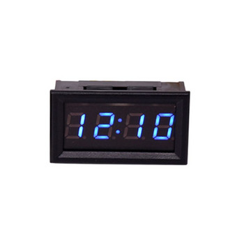 Ψηφιακό ρολόι Ηλεκτρονικό ρολόι LED Ψηφιακή οθόνη 24 ωρών Σύστημα DC4,5-30V Dustproof Εφαρμογή για μοτοσικλέτα Auto για C