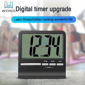 Όργανα ανάλυσης σπουδαστών Σίγαση χρονοδιακόπτη εκμάθησης ώρας ρολογιού με ρυθμιζόμενο ρολόι Αθόρυβο χρονόμετρο κουζίνας Μέτρηση οικιακής χρήσης