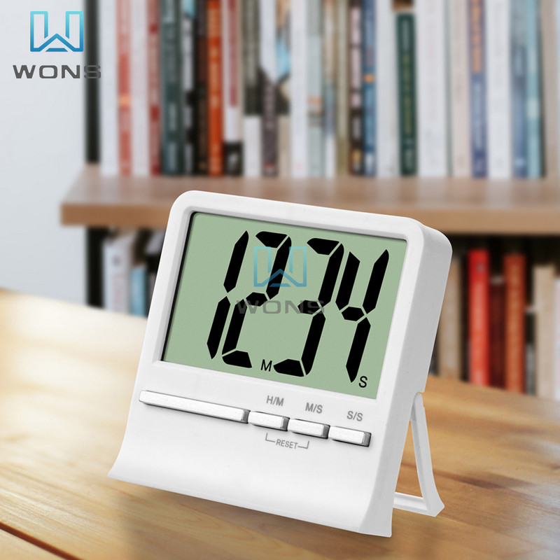 Όργανα ανάλυσης σπουδαστών Σίγαση χρονοδιακόπτη εκμάθησης ώρας ρολογιού με ρυθμιζόμενο ρολόι Αθόρυβο χρονόμετρο κουζίνας Μέτρηση οικιακής χρήσης