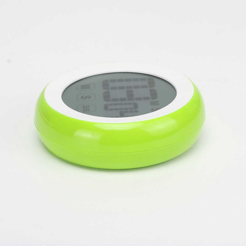 LCD skaitmeninis jutiklinis ekranas virtuvės laikmatis Atgalinės atskaitos skaičiavimas UP įrankis Apvalus magnetinis gaminimo tyrimas Elektroninis laikmatis