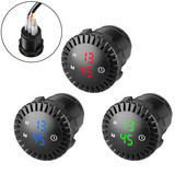 12V/24V Ceas electronic cu panou auto Automobile Barcă Motocicletă Ceas digital tactil Afișaj LED Ceas electronic Impermeabil