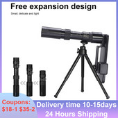 10-300X40mm HD monokulárny ďalekohľad BAK4 hranolový ďalekohľad s/bez statívu kovový teleskopický pre vonkajšie kempovanie a poľovníctvo