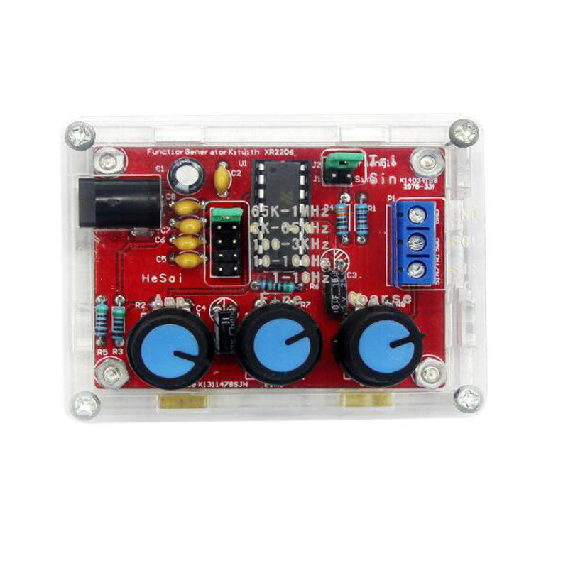 Λειτουργία Γεννήτρια σήματος DIY Κιτ ημιτονοειδούς τριγωνικής γεννήτριας κυμάτων Συχνότητα, ρυθμιζόμενο πλάτος εξαρτημάτων DIY Γεννήτρια σήματος