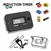 Mootorratta töötundide loendur koos aku taimeriga LCD digitaalse ekraaniga, auto reaktiivpaadi pöörete arvu loenduri tahhomeetri mõõturi tööriist autovarustuse jaoks