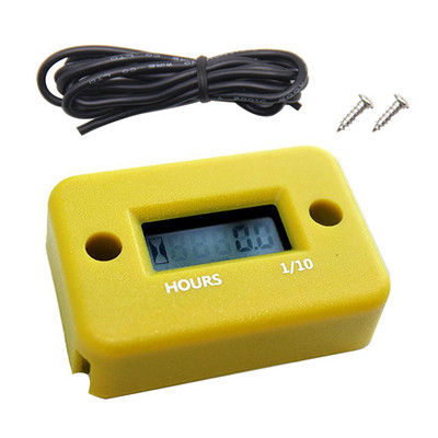 Mootorratta töötundide loendur koos aku taimeriga LCD digitaalse ekraaniga, auto reaktiivpaadi pöörete arvu loenduri tahhomeetri mõõturi tööriist autovarustuse jaoks