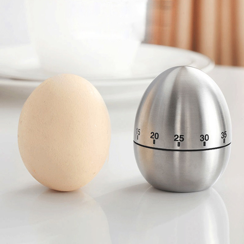 Kiaušinių obuolių laikmatis nerūdijančio plieno mechaninis atgalinės atskaitos priminimas dėl tikslaus laiko nustatymo turi būti grandinės. Švarus svarstyklės neslystantis pagrindas