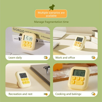 Χρονόμετρο οικιακής χρήσης Ψηφιακό χρονόμετρο Υπενθύμιση αντίστροφης μέτρησης για το μαγείρεμα Χρόνος ψησίματος-Διαχειριστής Χρονόμετρο κουζίνας Ξυπνητήρι