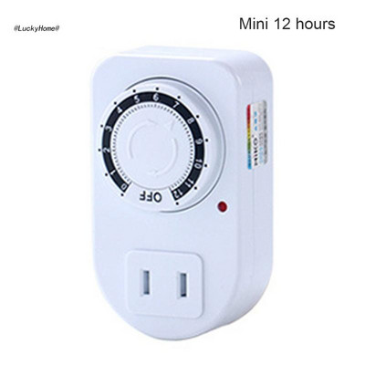 Elektronikus időzítő kapcsoló 12/24 órás konyhai időzítő időzítő aljzat mobiltelefonhoz