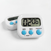 Magnētiskais digitālais virtuves taimeris LCD atpakaļskaitīšanas magnēts modinātājs ar statīvu ar lieliem cipariem Hronometrs Virtuves gatavošanas atgādinājuma rīki