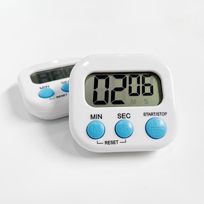 Magnētiskais digitālais virtuves taimeris LCD atpakaļskaitīšanas magnēts modinātājs ar statīvu ar lieliem cipariem Hronometrs Virtuves gatavošanas atgādinājuma rīki